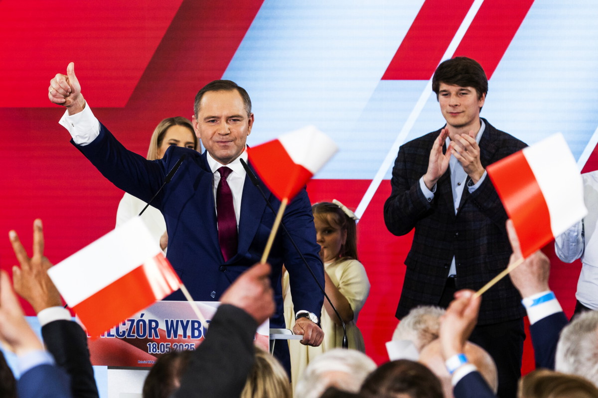 Wieczór wyborczy Karola Nawrockiego, maj 2025