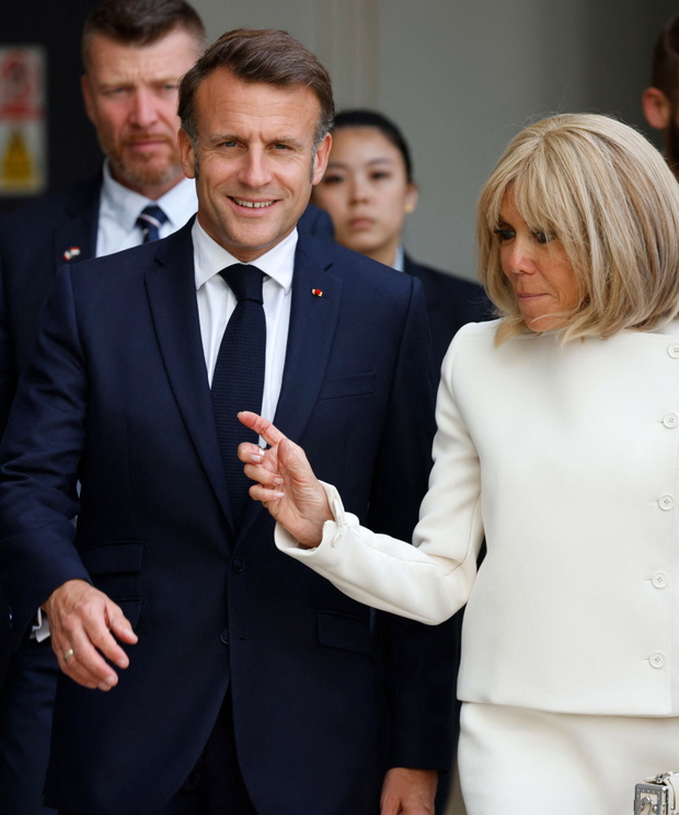 Emmanuel Macron, Brigitte Macron, wizyta w Singapurze, Międzynarodowa Szkoła Francuska, 30.05.2025 r.