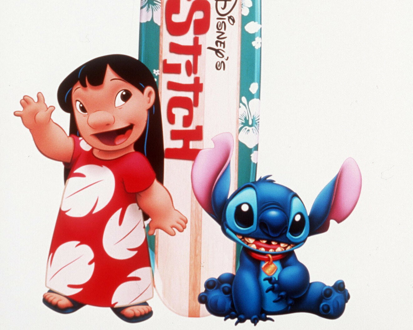 PLAKAT Z FILMU "LILO I STITCH". 2002 rok