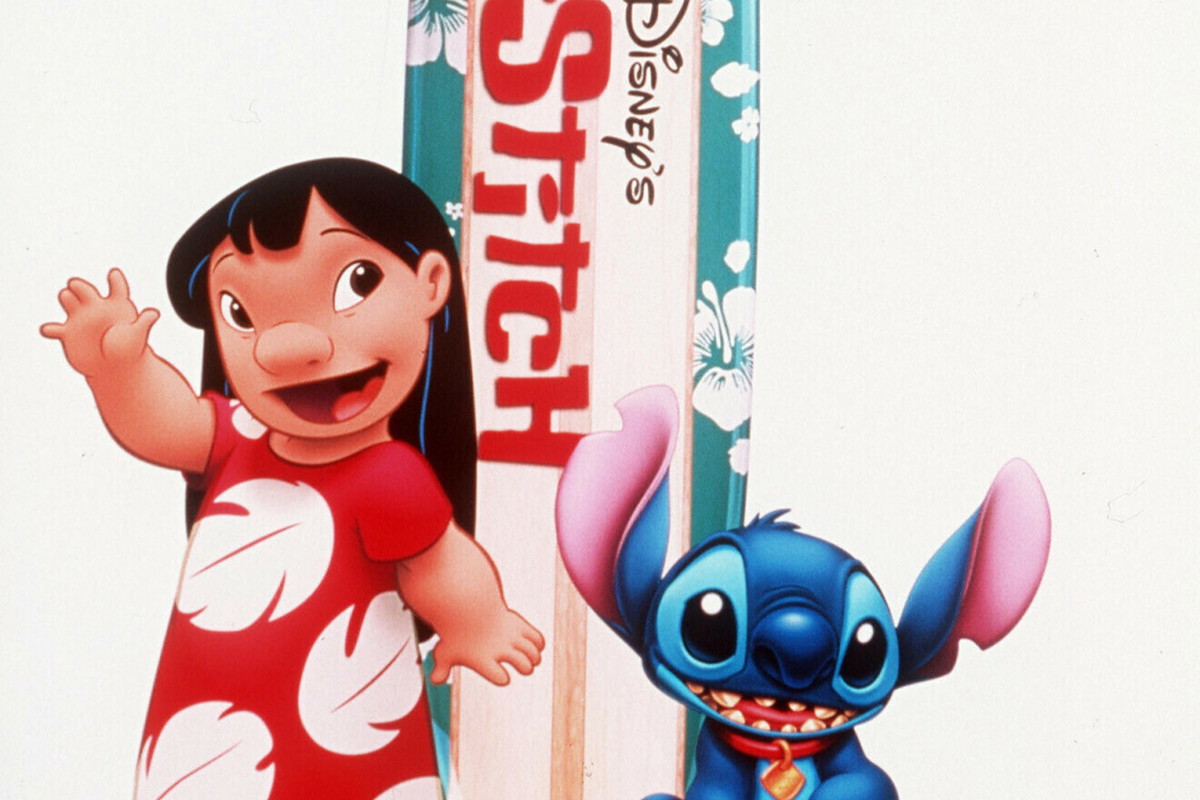 PLAKAT Z FILMU "LILO I STITCH". 2002 rok