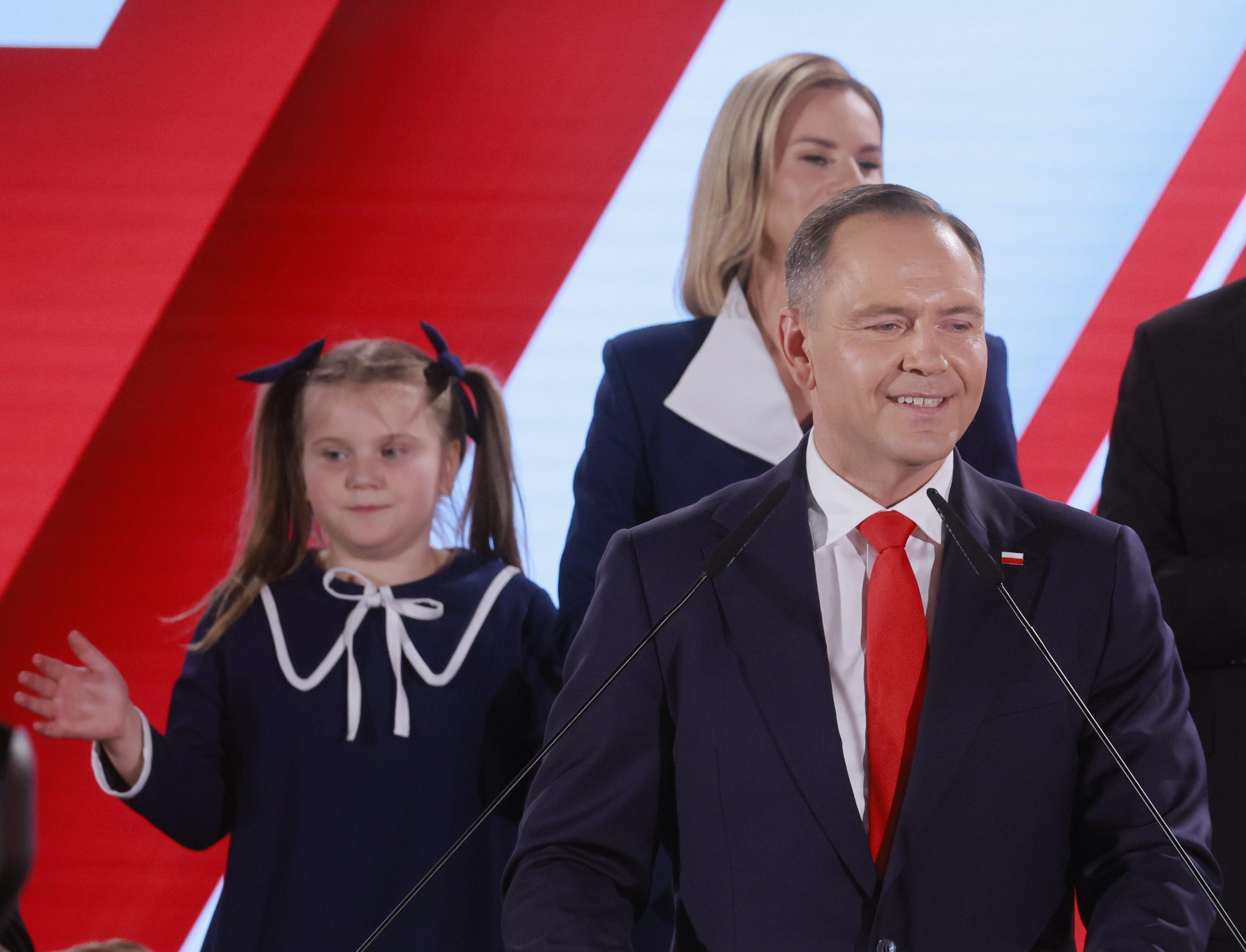 Wieczor wyborczy Karola Nawrockiego