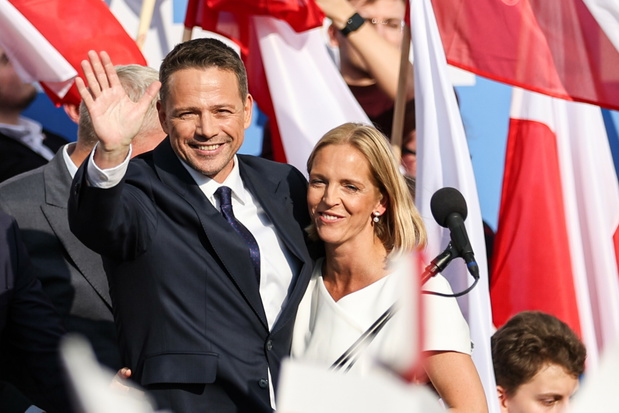 Małgorzata Trzaskowska, Rafał Trzaskowski. 20.05.2025 rok.