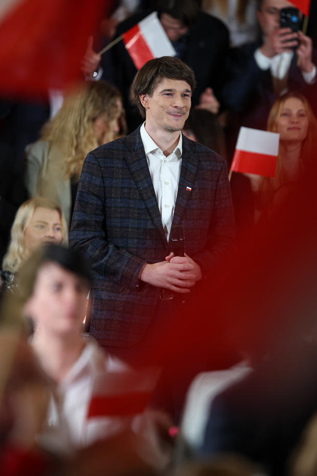 Kraków, 24.11.2024. Syn Karola Nawrockiego Daniel Nawrocki