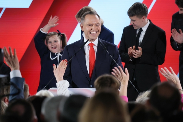 Wieczór wyborczy Karola Nawrockiego - druga tura wyborów prezydenckich 2025