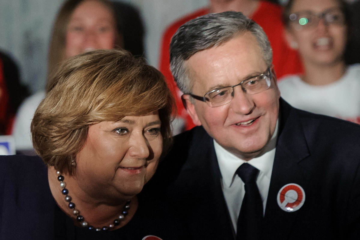 22.05.2015 rok. Anna Komorowska, Bronisław Komorowski