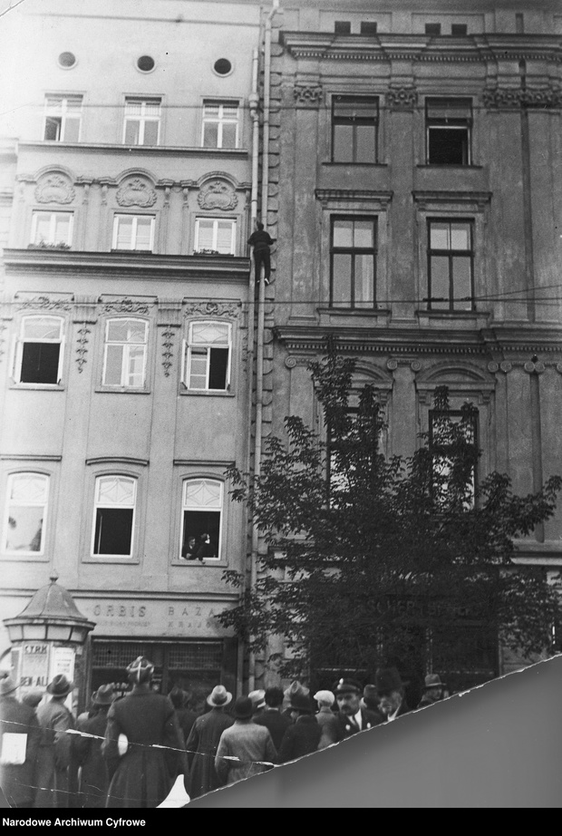 Feliks Nazarewicz, Człowiek Mucha, 1928 rok