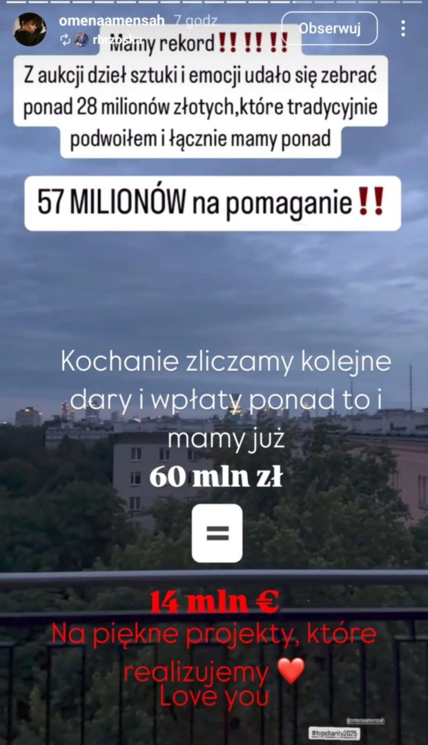 Rafał Brzoska i Omenaa Mensah,