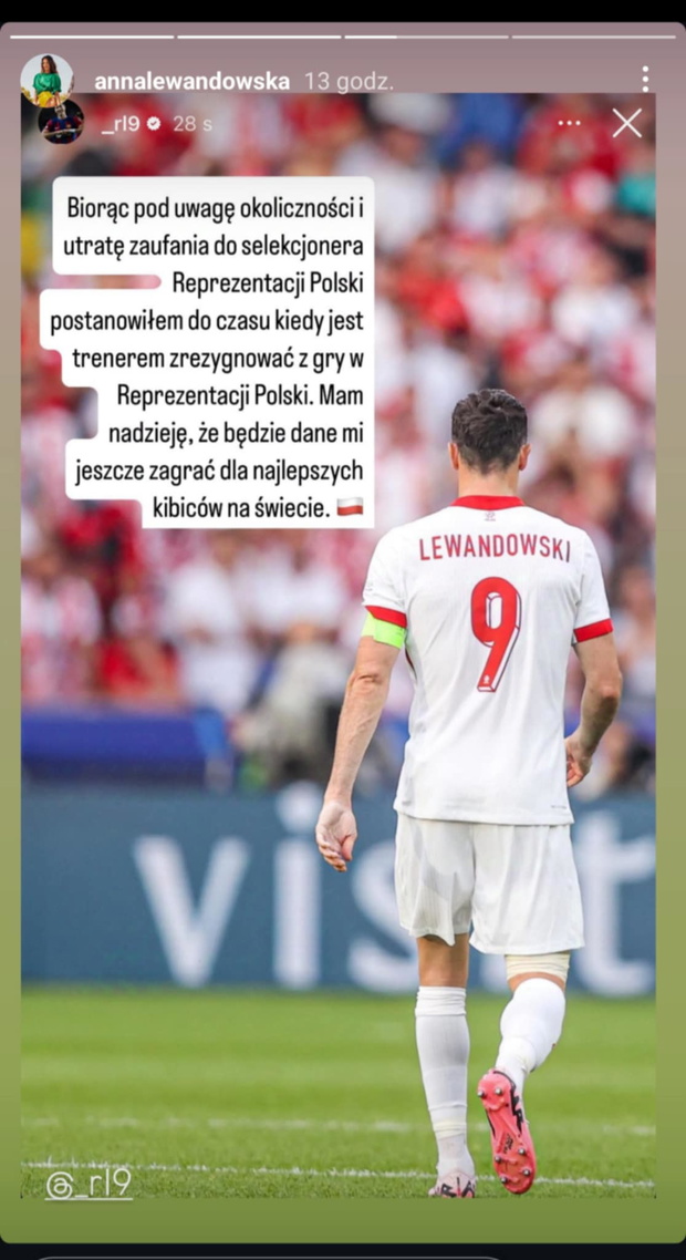 Anna Lewandowska reaguje na decyzję Roberta Lewandowskiego
