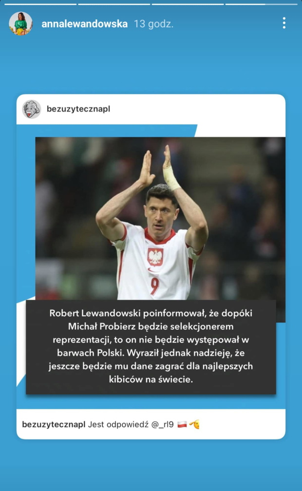 Anna Lewandowska reaguje na decyzję Roberta Lewandowskiego