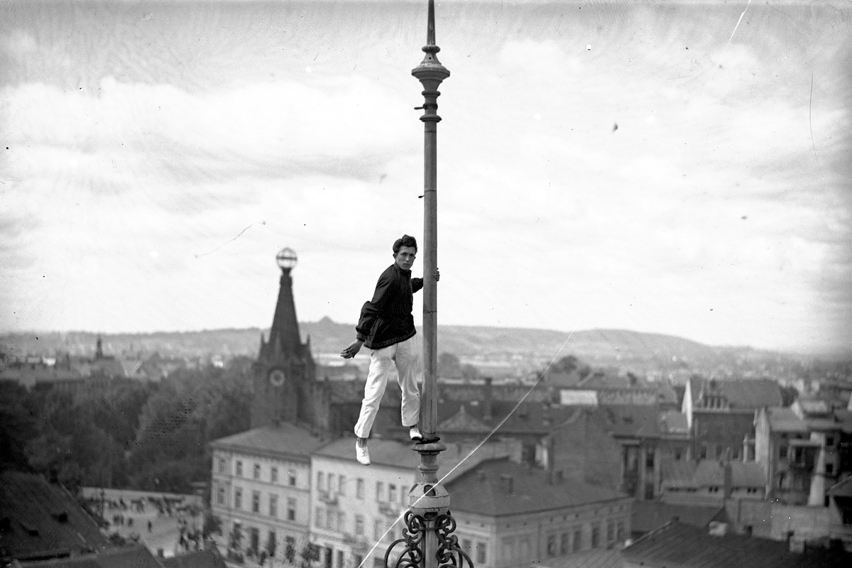 Feliks Nazarewicz, Człowiek Mucha, 1928 rok