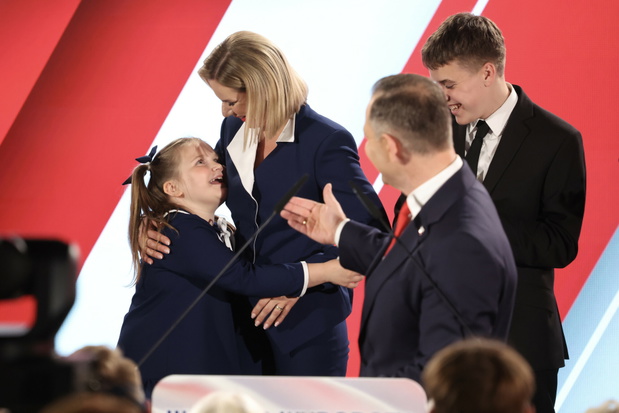 Wieczór wyborczy Karola Nawrockiego - druga tura wyborów prezydenckich 2025