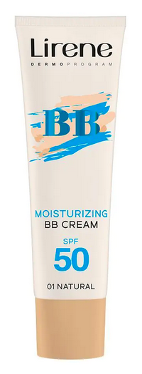 Lirene BB Nawilżający krem koloryzujący SPF 50, 01 Natural
