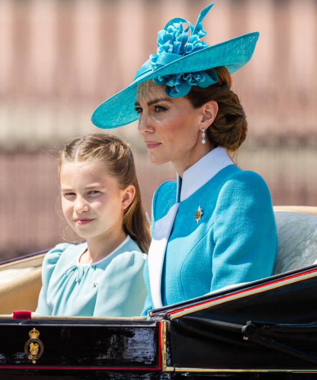 Księżna Kate, księżniczka Charlotte. Trooping The Colour 2025