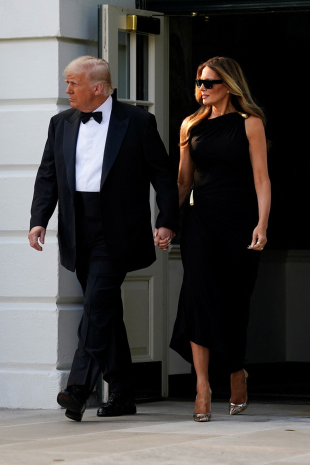 Donald Trump z żoną