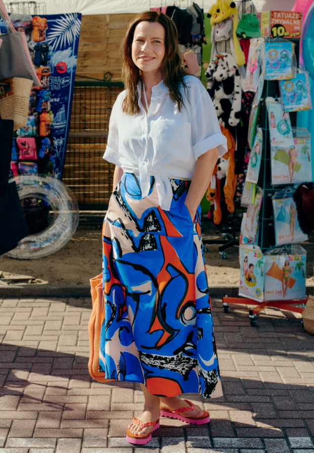 Agata Kulesza w kampanii Zalando