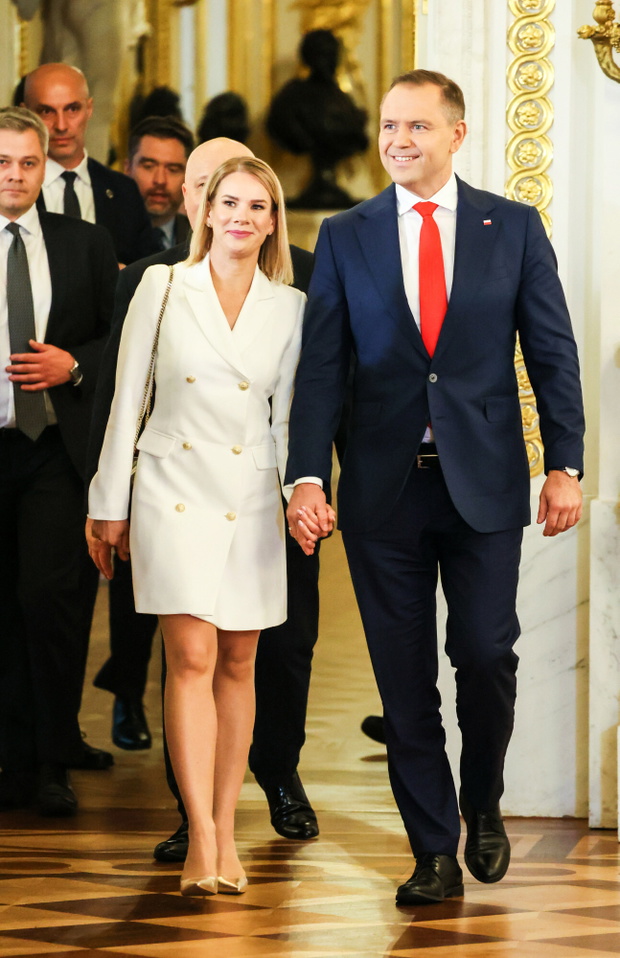 Marta Nawrocka, Karol Nawrocki, Karol Nawrocki odbiera zaświadczenie o wyborze na Prezydenta RP, 2025