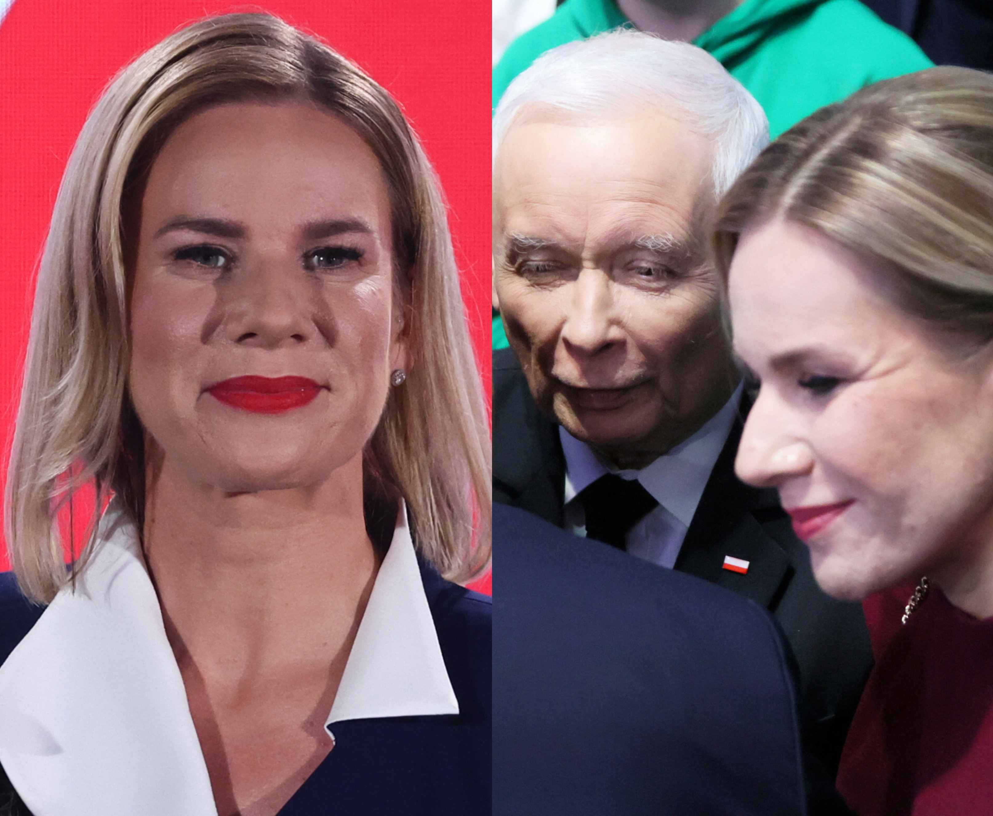 Jarosław Kaczyński, Marta Nawrocka.