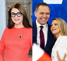 Irena Kamińska-Radomska, Karol Nawrocki, Marta Nawrocka