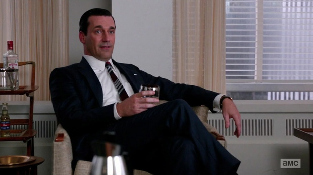 Jon Hamm jako Don Draper w serialu Mad Men