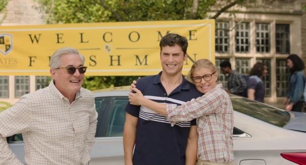 Kyle MacLachlan, Benny (Benito Skinner), Connie Britton - "Overcompensating" - "Nadrabiaj miną"