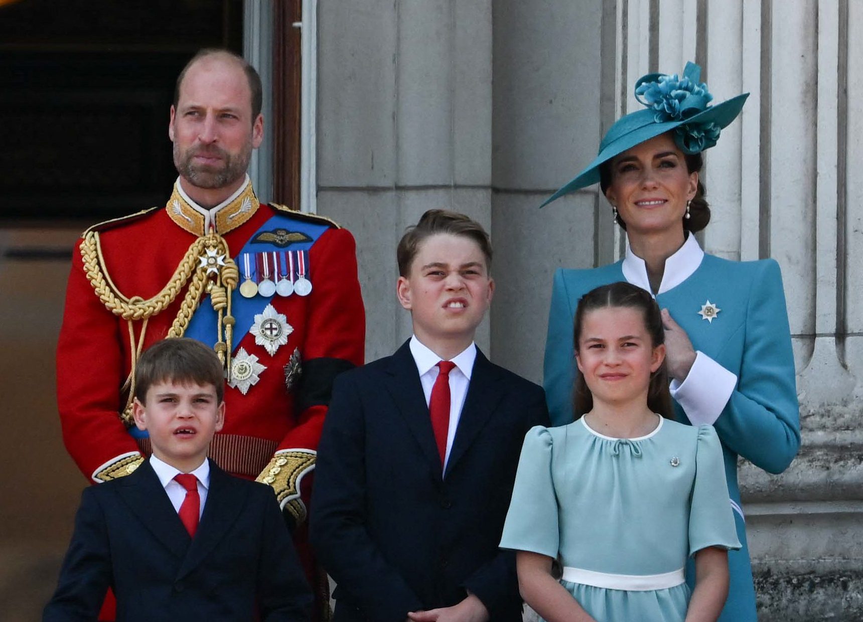 'Trooping the Colour' ceremony in London to mark the King's Birthday