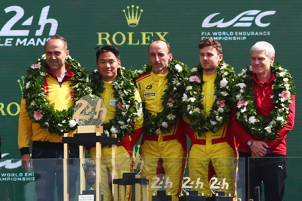 Yifei Ye, Phil Hanson, Robert Kubica, 15.06.2025 rok. Le Mans