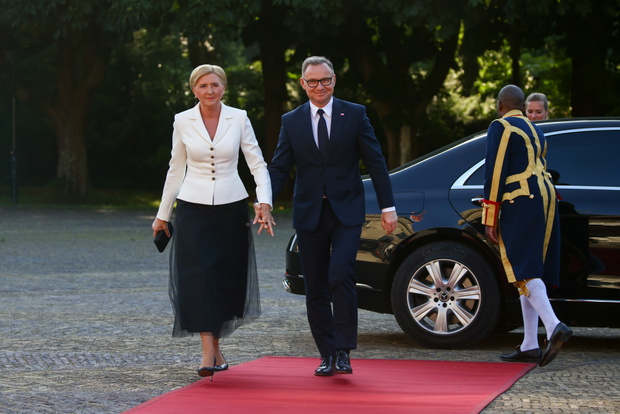 Agata Kornhauser-Duda, Andrzej Duda, Prezydent Duda z żoną na szczycie NATO 24