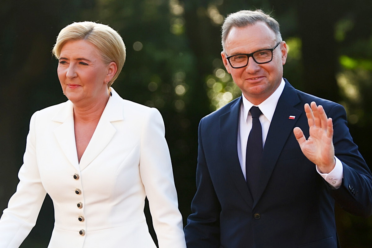 Agata Kornhauser-Duda, Andrzej Duda, Prezydent Duda z żoną na szczycie NATO 24