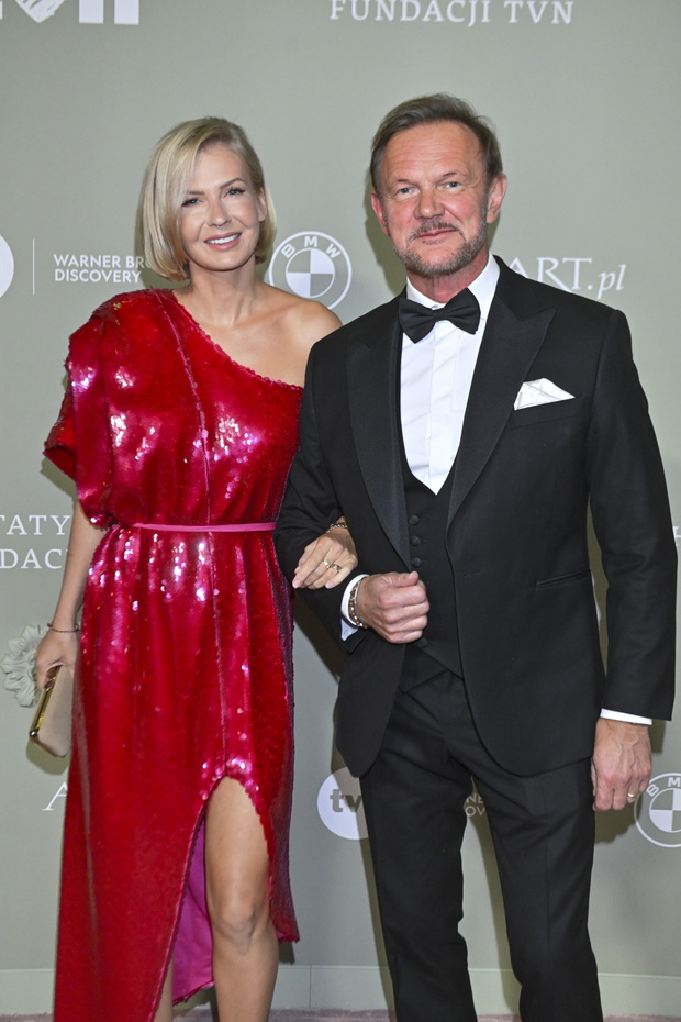 Edyta Pazura, Cezary Pazura, Charytatywny Bal Fundacji TVN, 2024