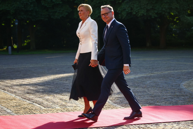 Agata Kornhauser-Duda, Andrzej Duda, Prezydent Duda z żoną na szczycie NATO 24