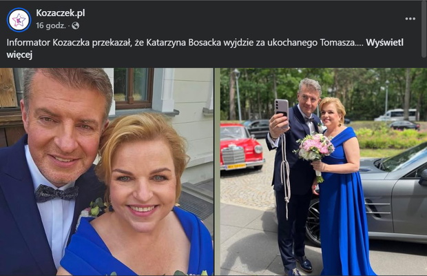 Katarzyna Bosacka ślub