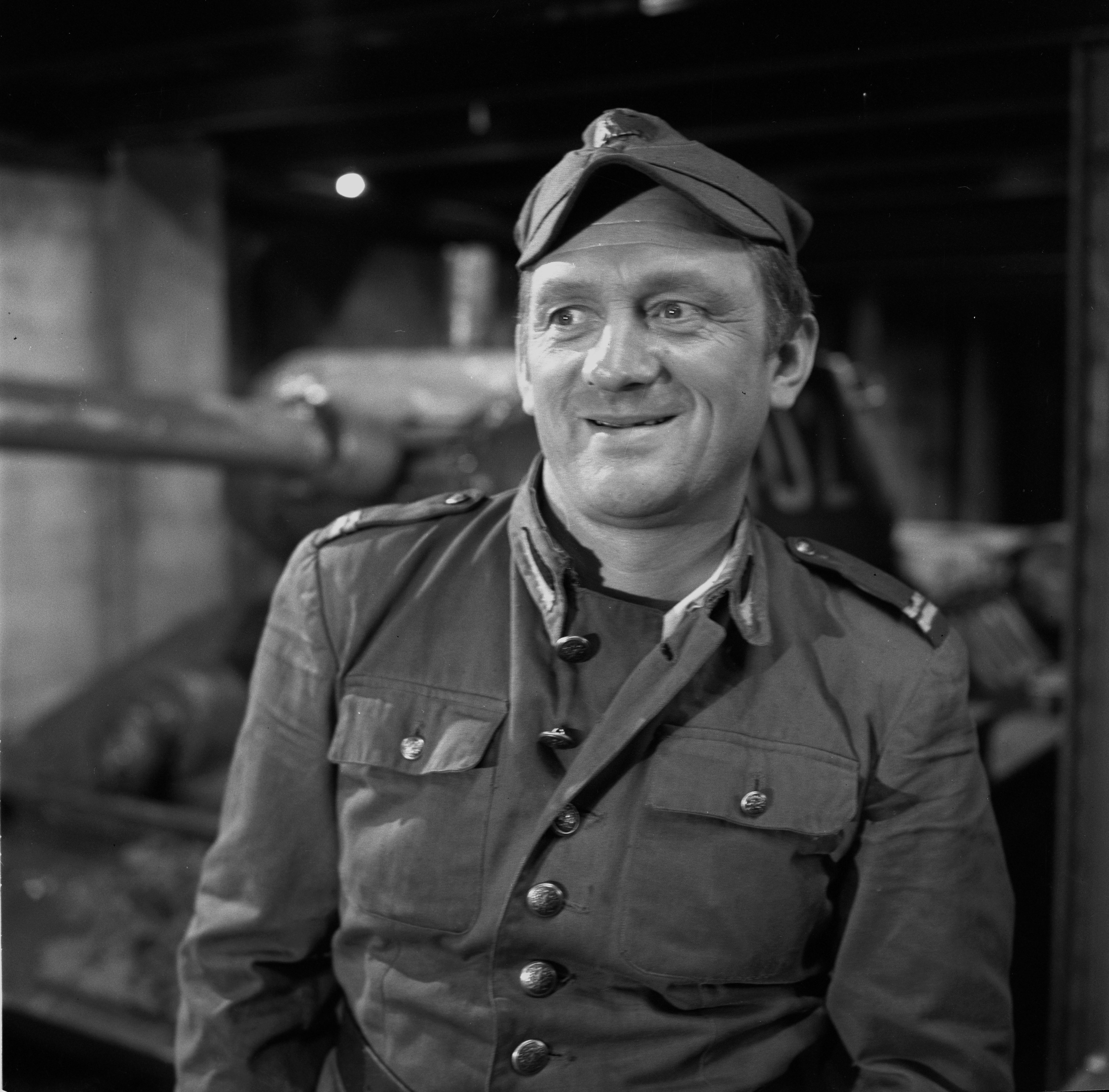 Witold Pyrkosz jako kapral Franek Wichura. Polska, 1969 r. "Czterej pancerni i pies"