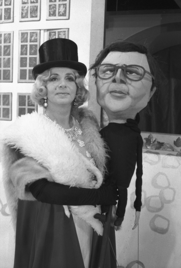 Zofia Czerwińska, Warszawa, 1980-07. Teatr Syrena. Spektakl "Szopka". Dok³adny dzieñ wydarzenia nieustalony.