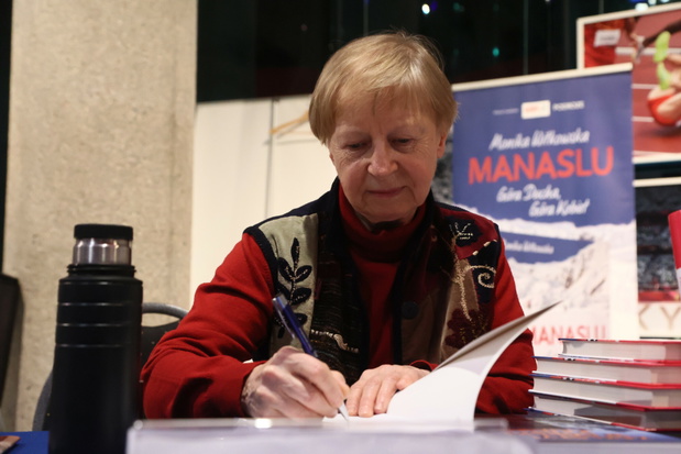 Krystyna Palmowska, benefis Głów Koronowanych w Centrum Olimpijskim, Warszawa, 21.10.2021 r.