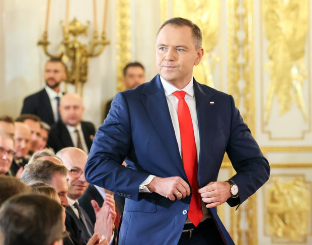 Karol Nawrocki odbiera zaświadczenie o wyborze na Prezydenta RP, Warszawa, 11.06.2025 r.