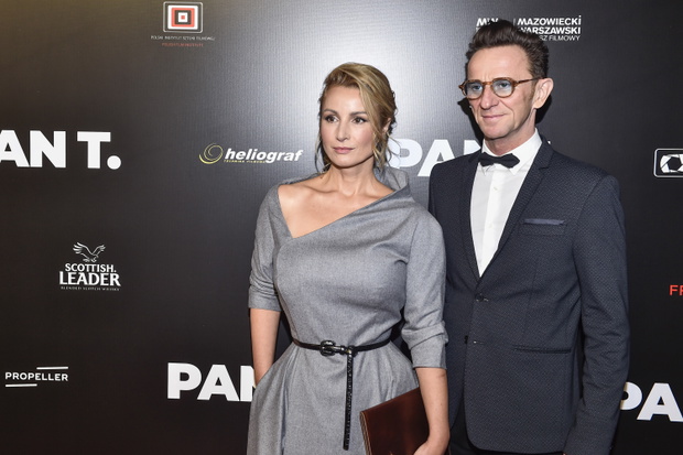 Joanna Brodzik, Paweł Wilczak, premiera filmu „Pan T.”, Warszawa, 16.12.2019 rok