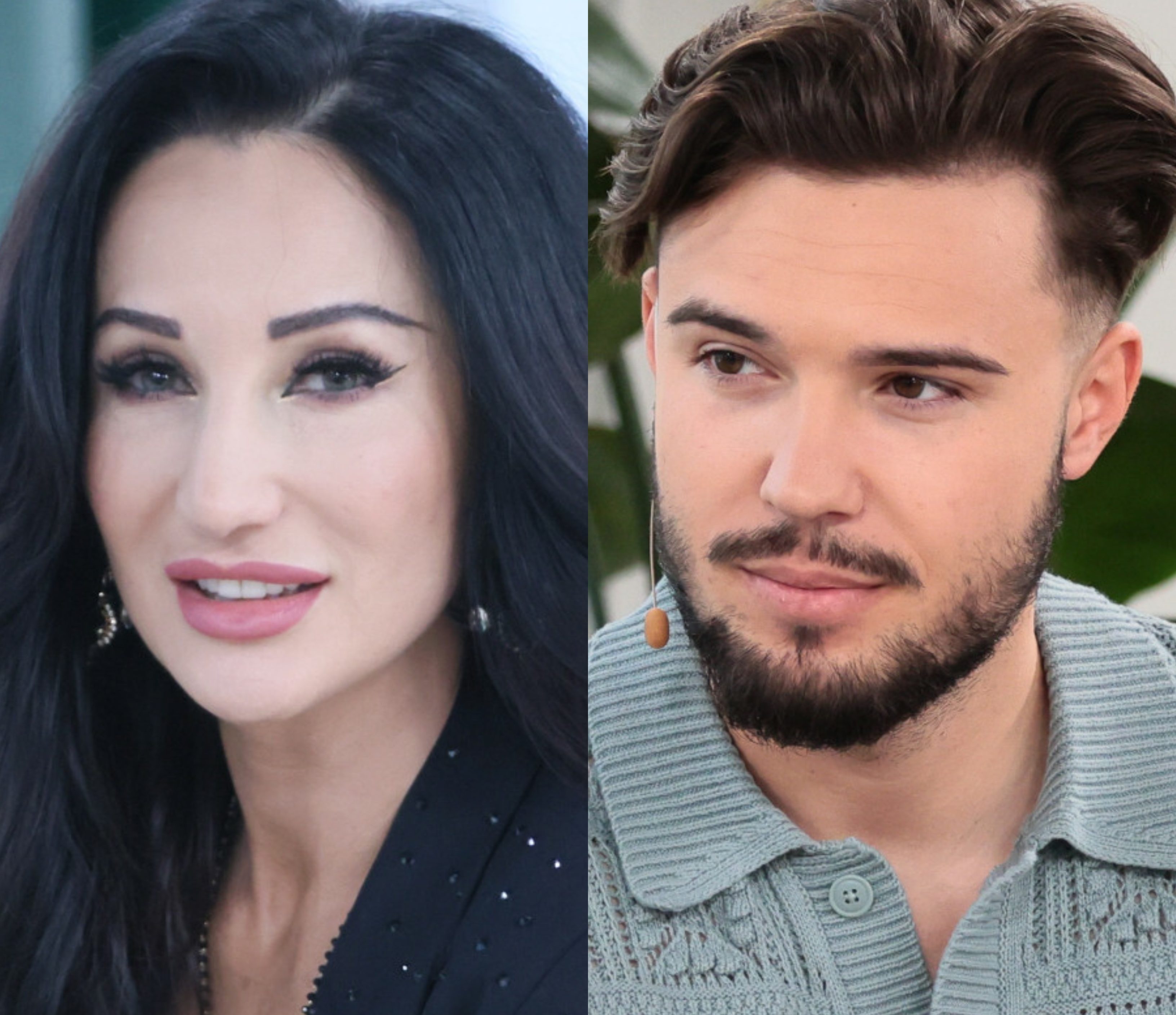 Justyna Steczkowska, Leon Myszkowski, plan „Dzień Dobry TVN”, Warszawa - jamnik