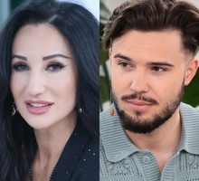 Justyna Steczkowska, Leon Myszkowski, plan „Dzień Dobry TVN”, Warszawa - jamnik