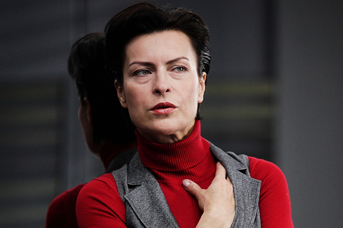 Danuta Stenka, styczeń 2011; Plan serialu "Instynkt"