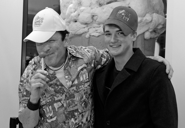 Michael Madsen, syn Hudson Madsen, Sugar Factory American Brasserie, Las Vegas, Nevada, 16.07.2011 rok