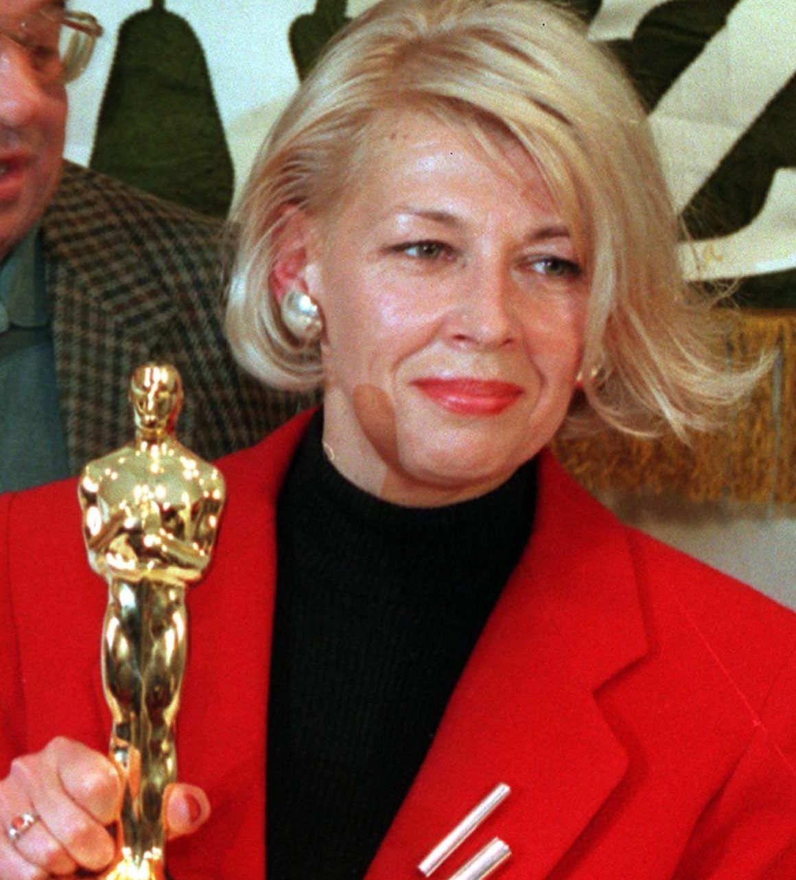 Ewa Braun z Oscarem, 23.03.1994 rok - jamnik