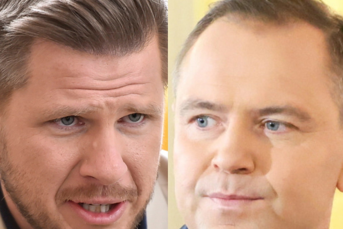Filip Chajzer, Karol Nawrocki, jamnik