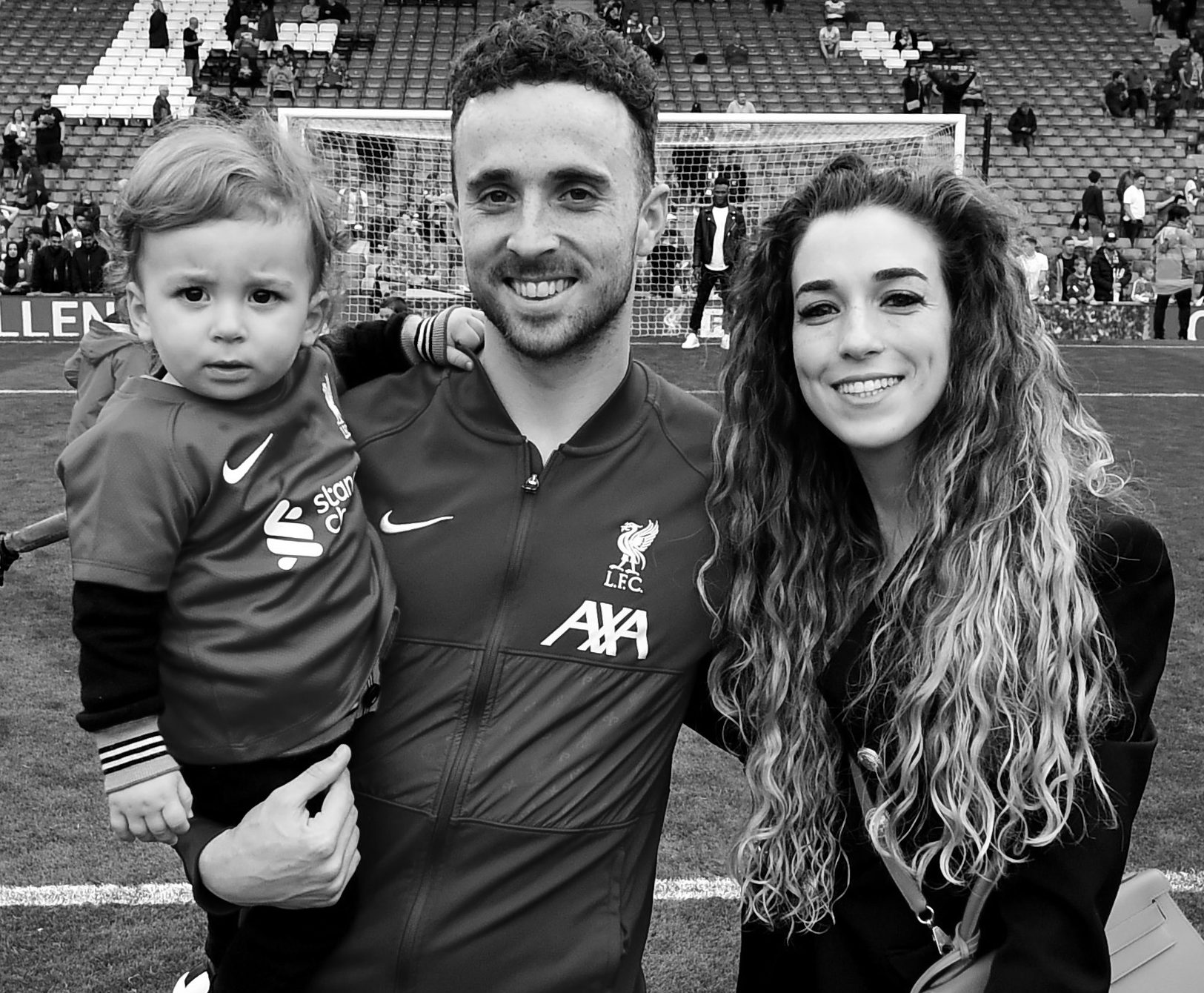 Diogo Jota, żona Rute Cardoso, Liverpool v Wolverhampton Wanderers - Premier League, Liverpool, Anglia, 22.05.2022 rok - jamnik