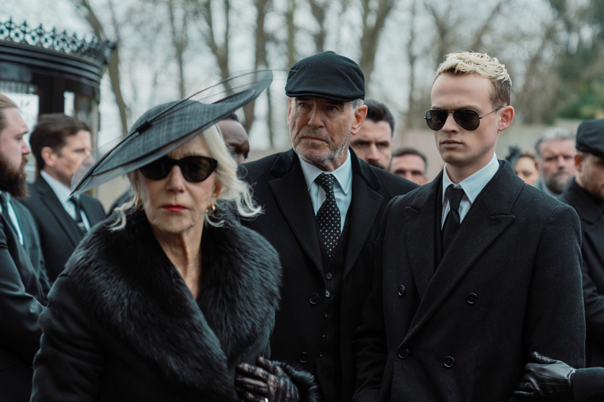 MobLand (2025), Strefa Gangsterów, Helen Mirren jako Maeve Harrigan Pierce Brosnan w roli Conrada Harrigana Anson Boon jako Eddie Harrigan
