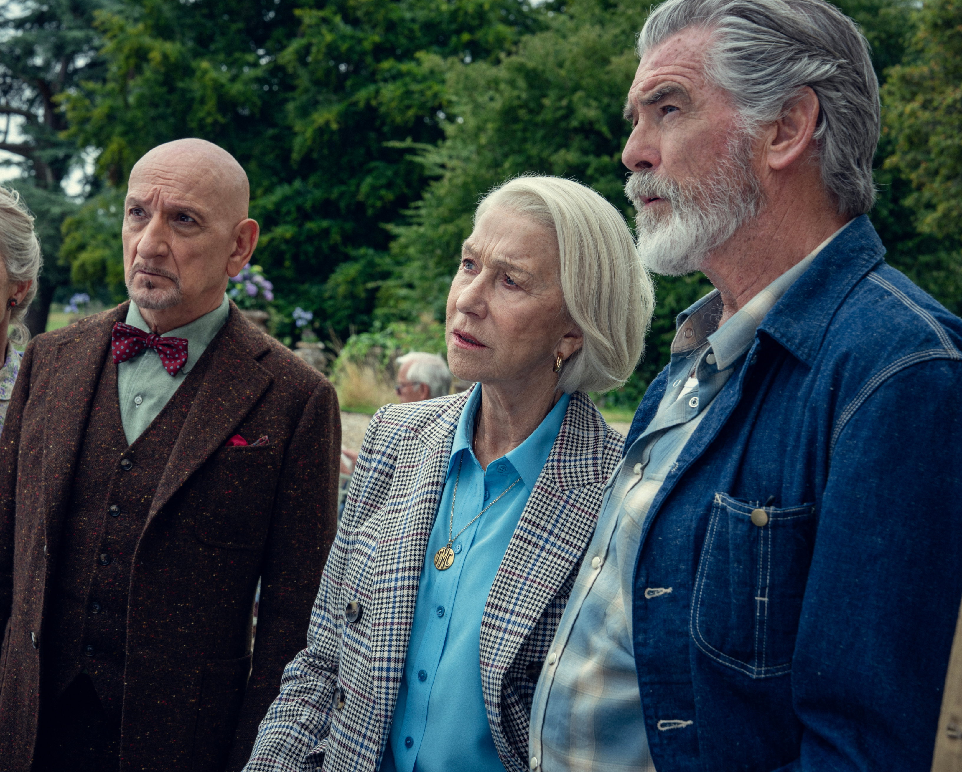 Celia Imrie, Sir Ben Kingsley, Helen Mirren, Pierce Brosnan,  Czwartkowy Klub Zbrodni