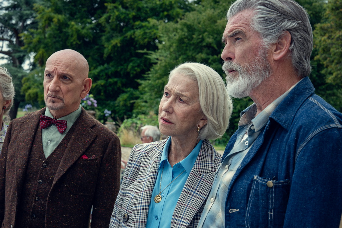 Celia Imrie, Sir Ben Kingsley, Helen Mirren, Pierce Brosnan, Czwartkowy Klub Zbrodni