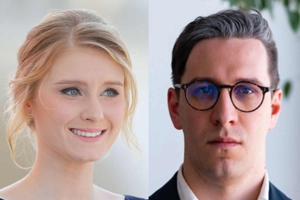 06.08.2020 rok, Warszawa. Kinga Duda, Mateusz Zawistowski, prezes zarządu MS TFI w Grupie PGZ