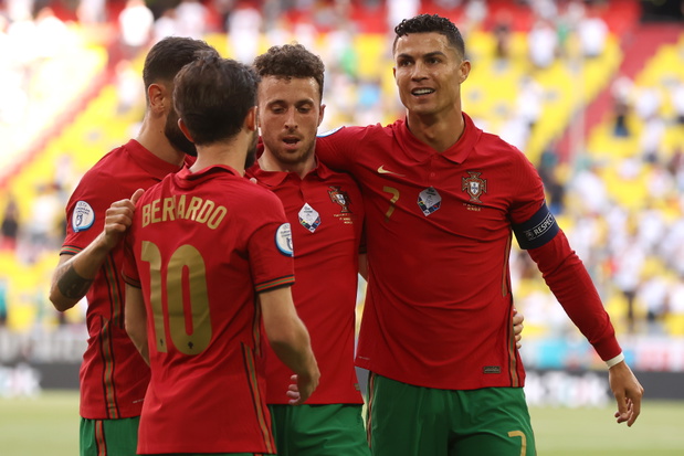 Diogo Jota,Cristiano Ronaldo. Euro 2020