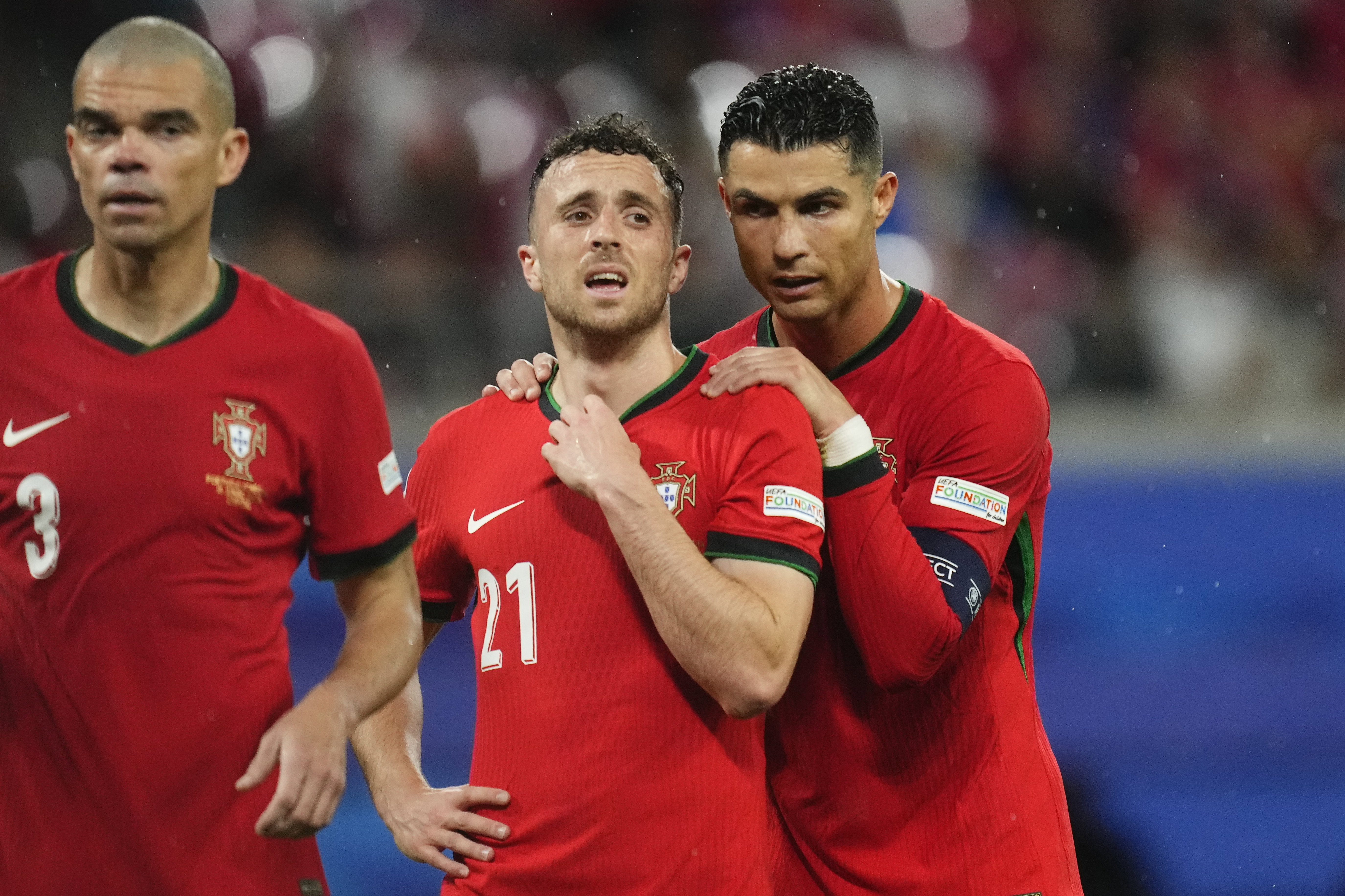 Diogo Jota,Cristiano Ronaldo. Euro 2024