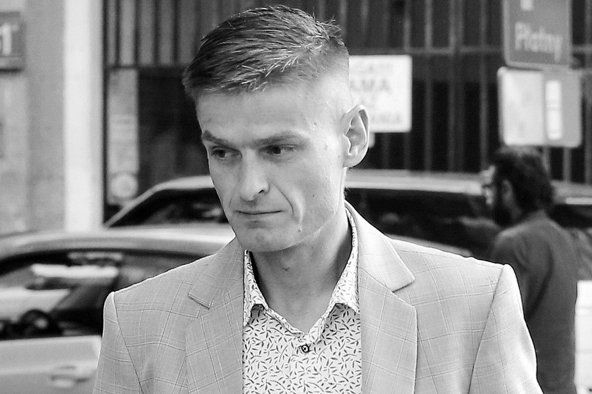 Tomasz Komenda, przed studiem „Dzień Dobry TVN”, Warszawa, 12.09.2020 rok